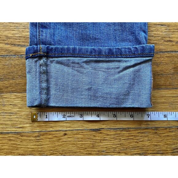 AZZURE ‘The Perfect Fit’ Distressed Cropped Low-Rise Jeans sz 26W x 22L - Picture 16 of 16